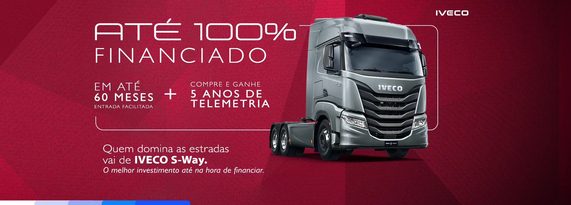 Entre na rota da economia com o Daily. O melhor caminho para impulsionar o seu negócio. Taxa zero em 12x até 50% de entrada e 3 meses para começar a pagar, ou taxa de 0,89% em 48x até 20% de entrada e 3 meses para começar a pagar.