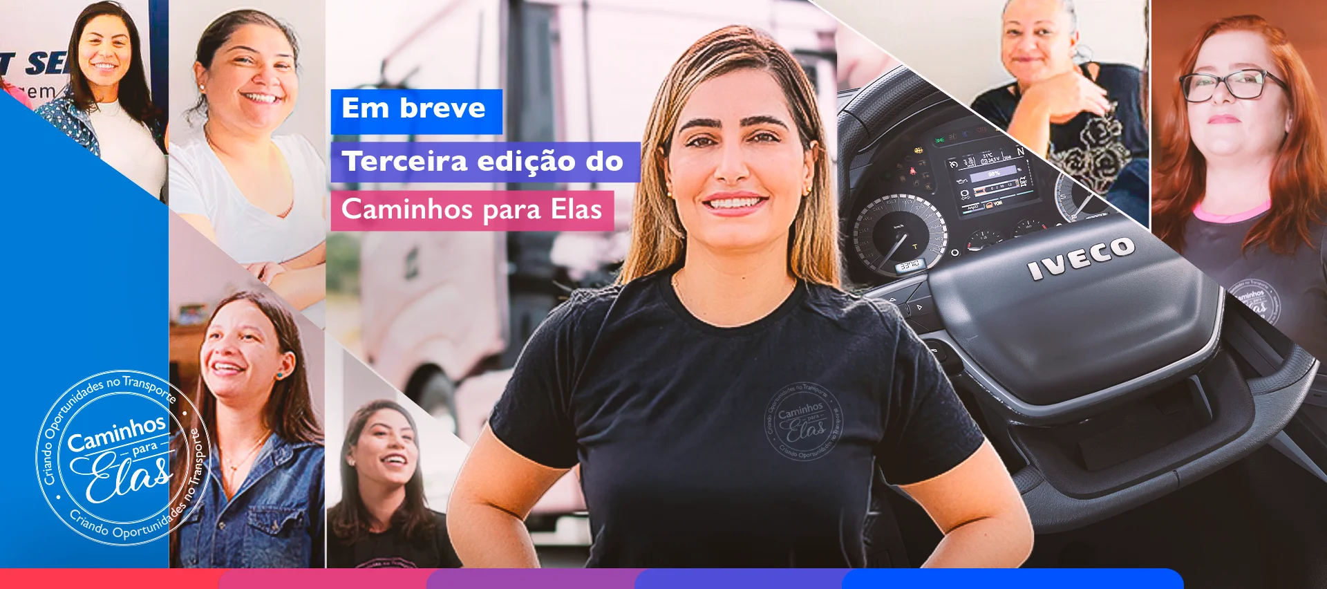Em parceria com o SEST SENAT, a iveco oferece um curso profissionalizante para mulheres que possuem CNH C,D ou E!